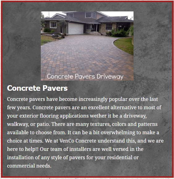 stamped patio cover