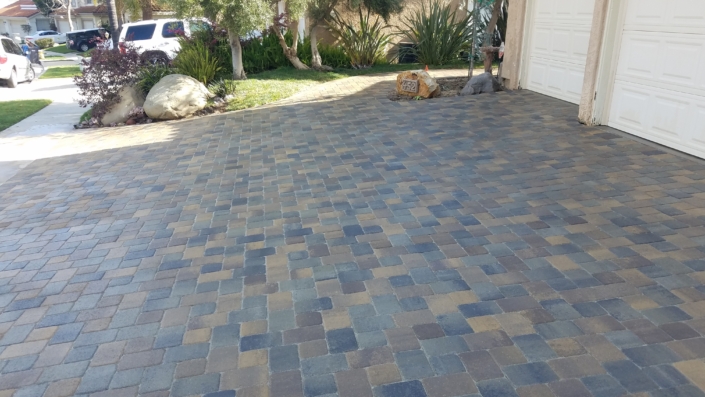 Camarillo concrete paver driveway