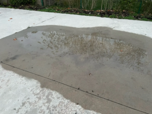 drainage issues concrete driveway